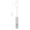 Lampa Wisząca Vertical 1 Gu10 Biały Alu Milagro Ml0308