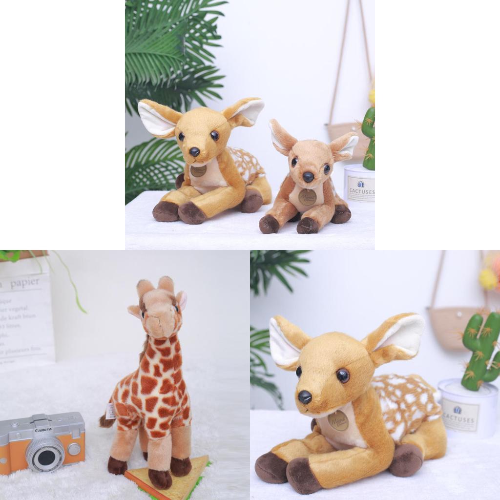 Aurora Giraffe Plush Toy With Pp Cotton Filling For Kids And Collectors