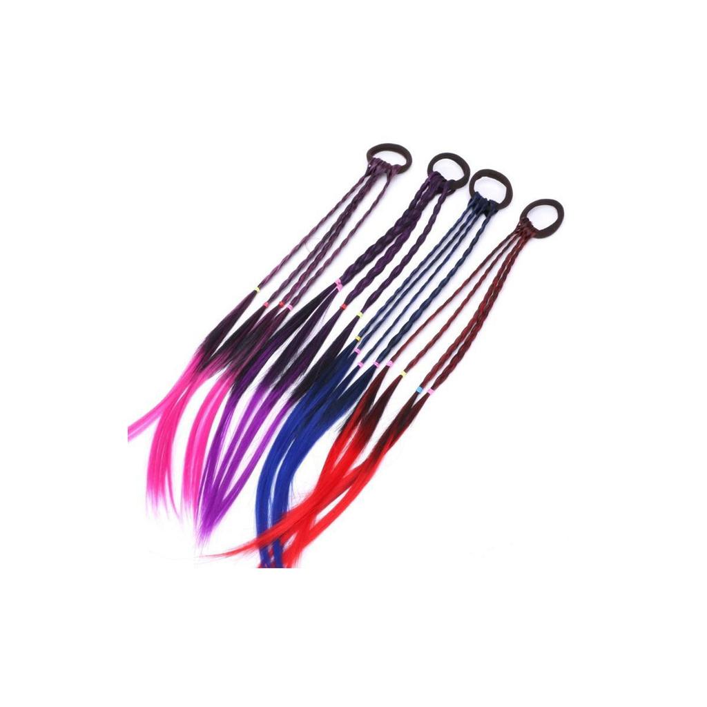 Kleinkind Baby Mädchen Stirnband Zopf Seil Gummiband Haarschmuck Kinder Perücke