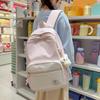 Schoolbag high value versatile simple student schoolbag sweet commuting backpack Korean ins leisure Ruiying outdoor backpack