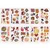 10er-Set Kinder Temporäre Tattoo-Sticker Fußball Basketball Baseball Design Sport Wasserdichte Fake-Tattoo-Sticker