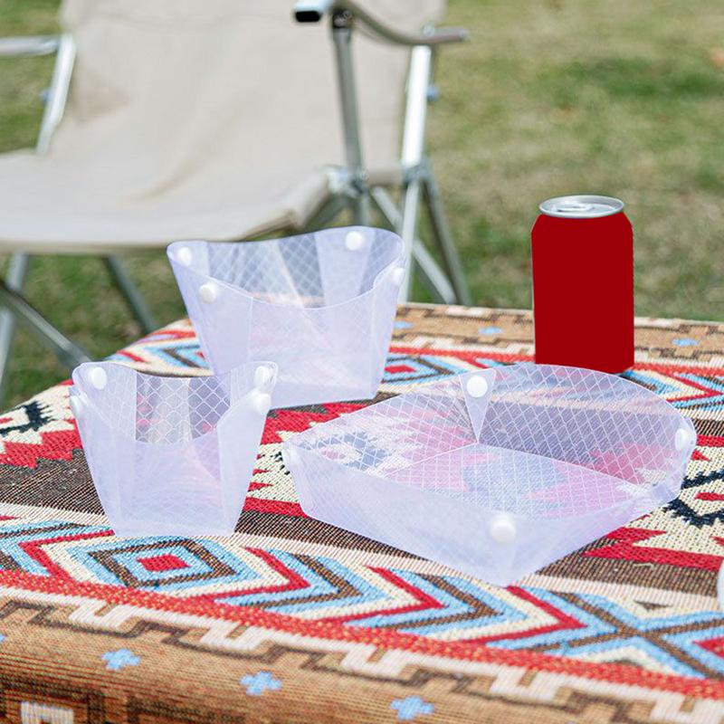 Camping Bowl Outdoor Water Cup Set Foldable Portable Plates Bowl Water Cup Utensils Cutlery For Travel Outdoor Hiking Family