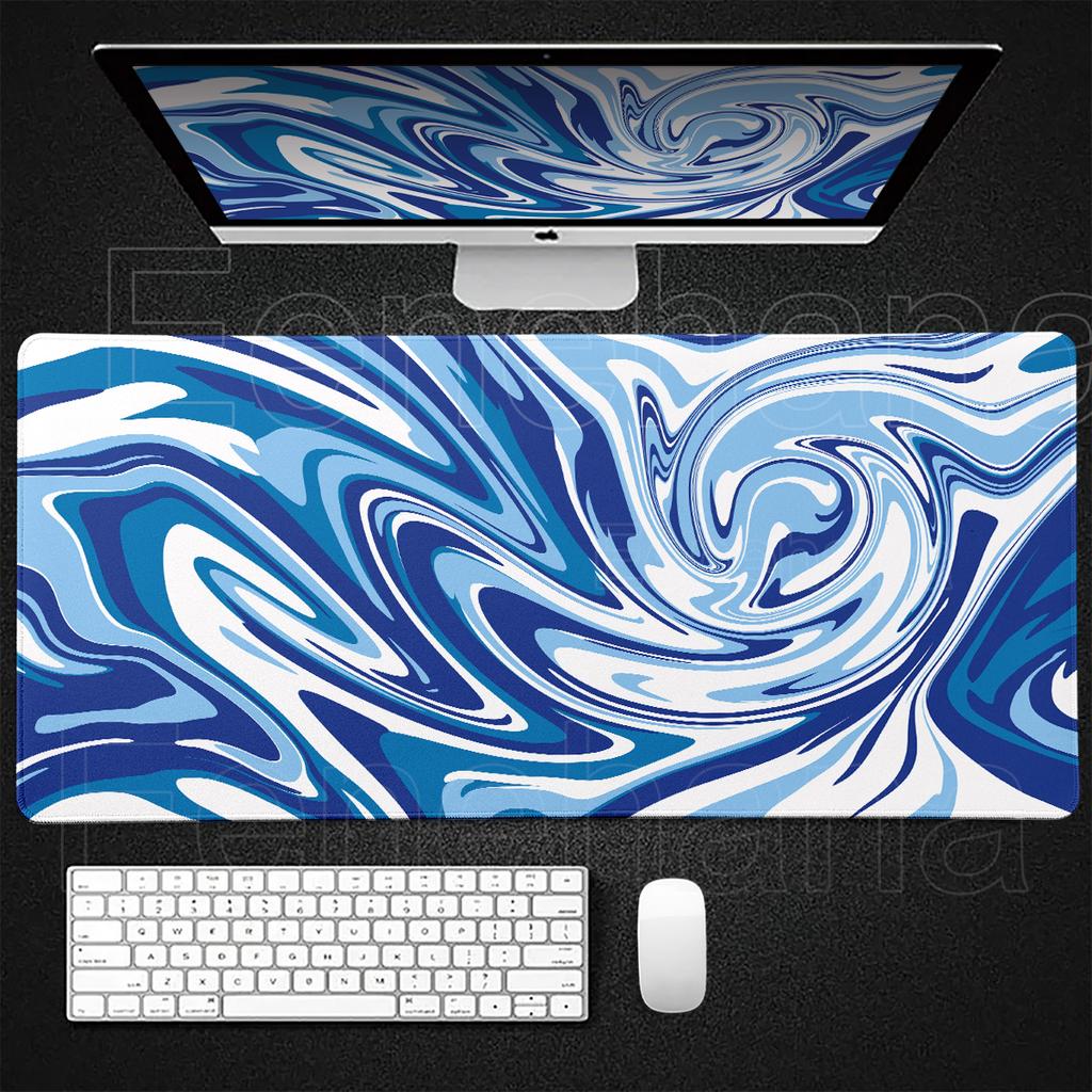 Xxl HD Strata Liquid Art Mouse Pad Computer Laptop Anime Keyboard MouseMat Large Colorful Desktop Expansion Pad Gamer Decoracion
