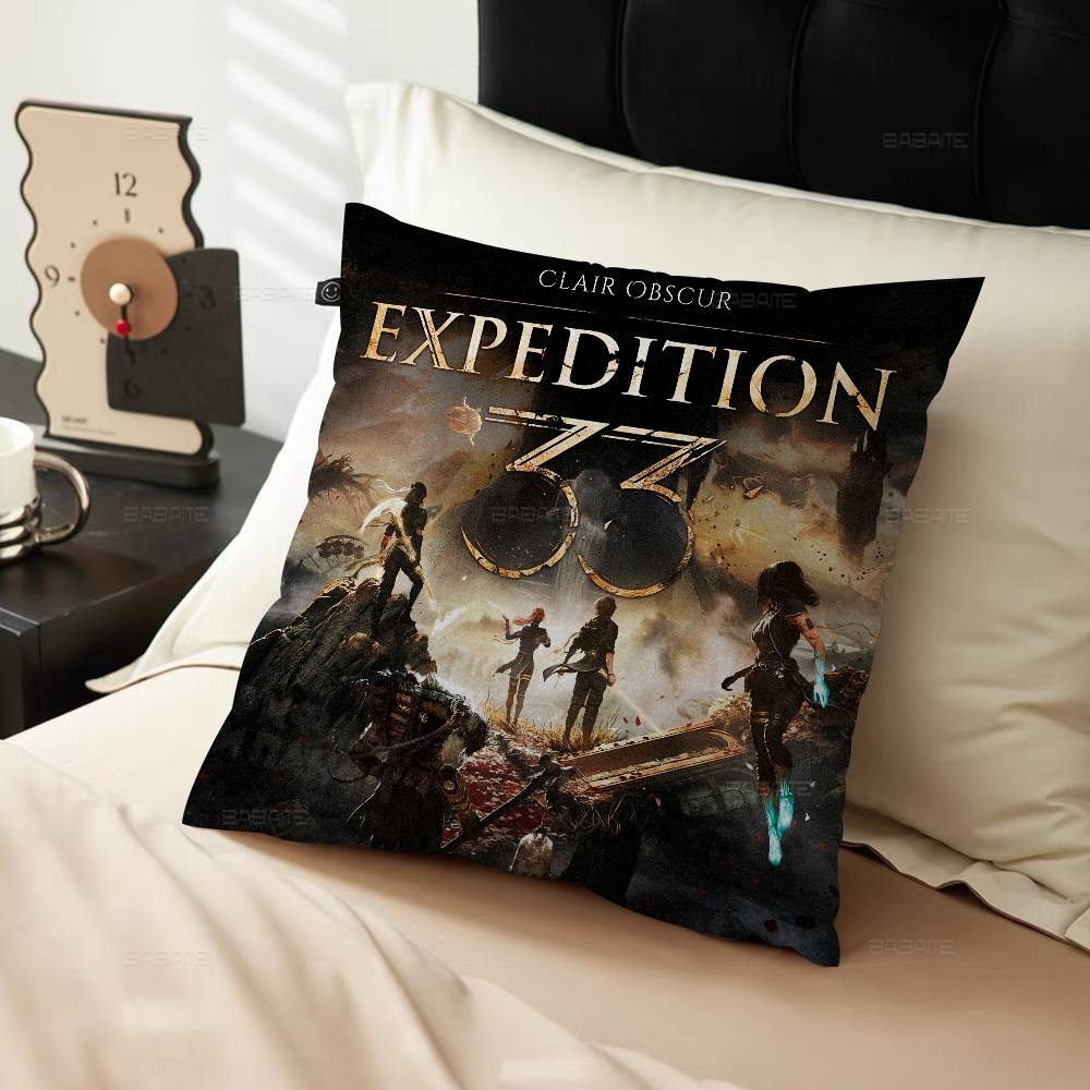 C-Clair-Obscur Expedition-33 Game Office Cushion Pillowcase Car Cushion Cover45X45CM Lumbar Pillowcase Sofa Pillowcover