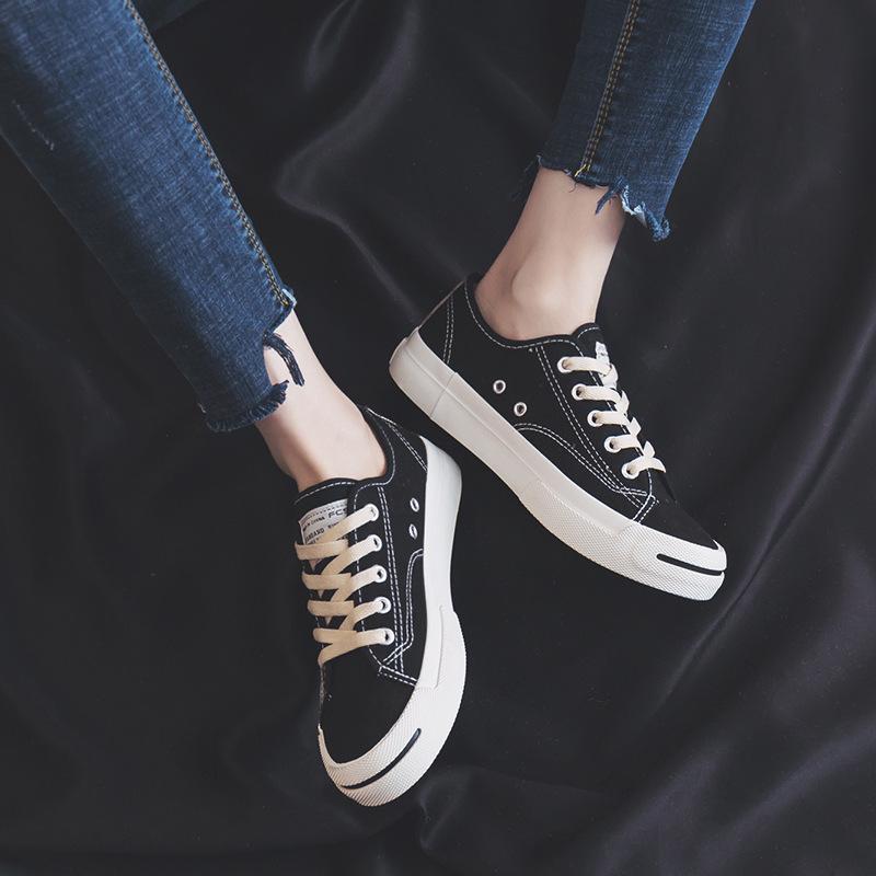 

2021 spring and summer new canvas board shoes children Hong Kong flavor retro chic original style ins trend student Korean 40