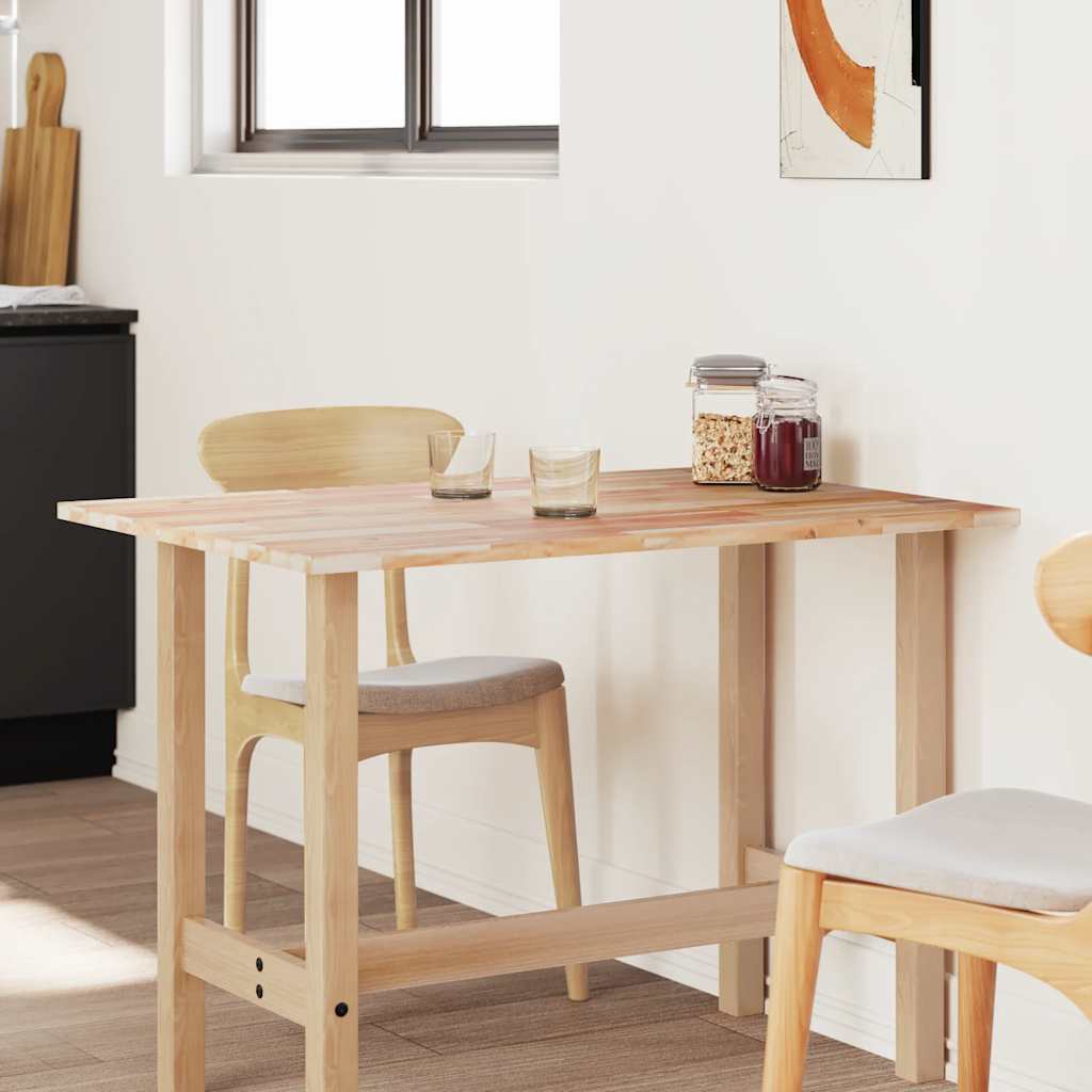 Vidaxl Tabletop, Rectangular, 100X80X2 Cm, Solid Acacia Wood