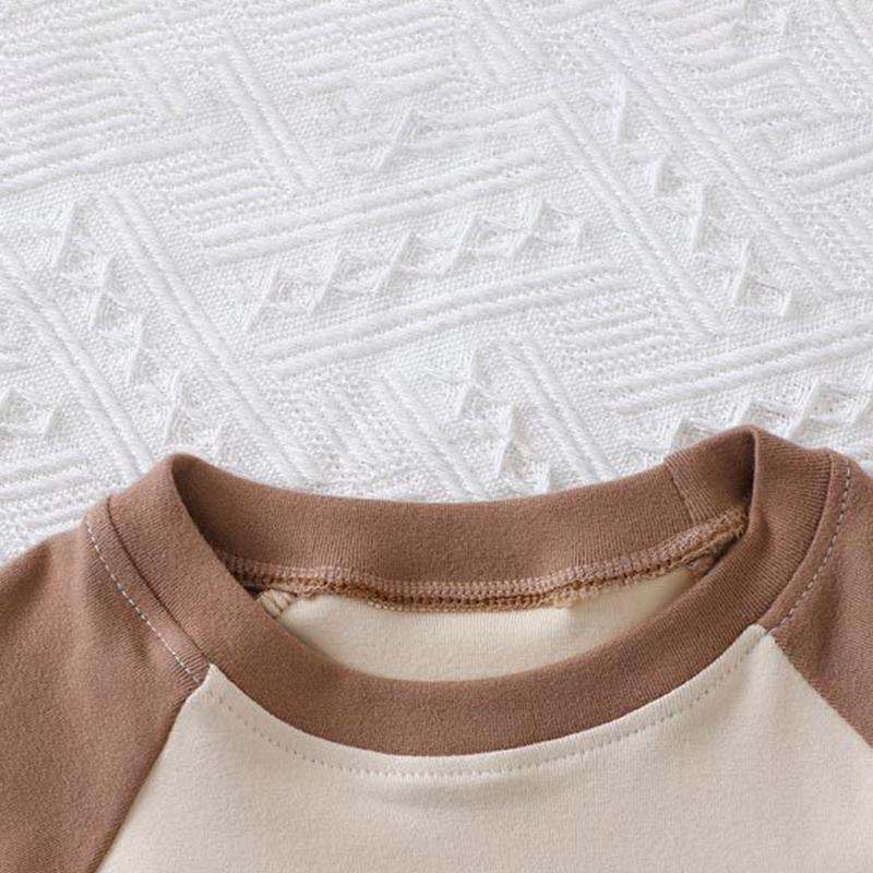 Children's Long Sleeved T-shirt Letter Printed Warm Kids Top