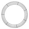 Iron Wire Wreath Flexible Robust Metal Iron Wire Wreath for Home Wedding Decoration