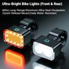 LEM Bicycle LED Light Rear Front Type-C Rechargable 260LM Riding Light Waterproof Bike Taillight Night Cycling Llumination Safety Lamp