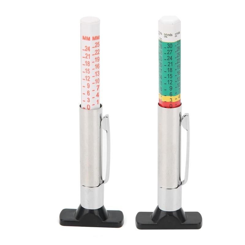 0‑25mm Car Tire  Depth Gauge Tester Portable Car Tyre Measuring Tool  Tire Depth Gauge 0‑25mm Tire Depth Gauge
