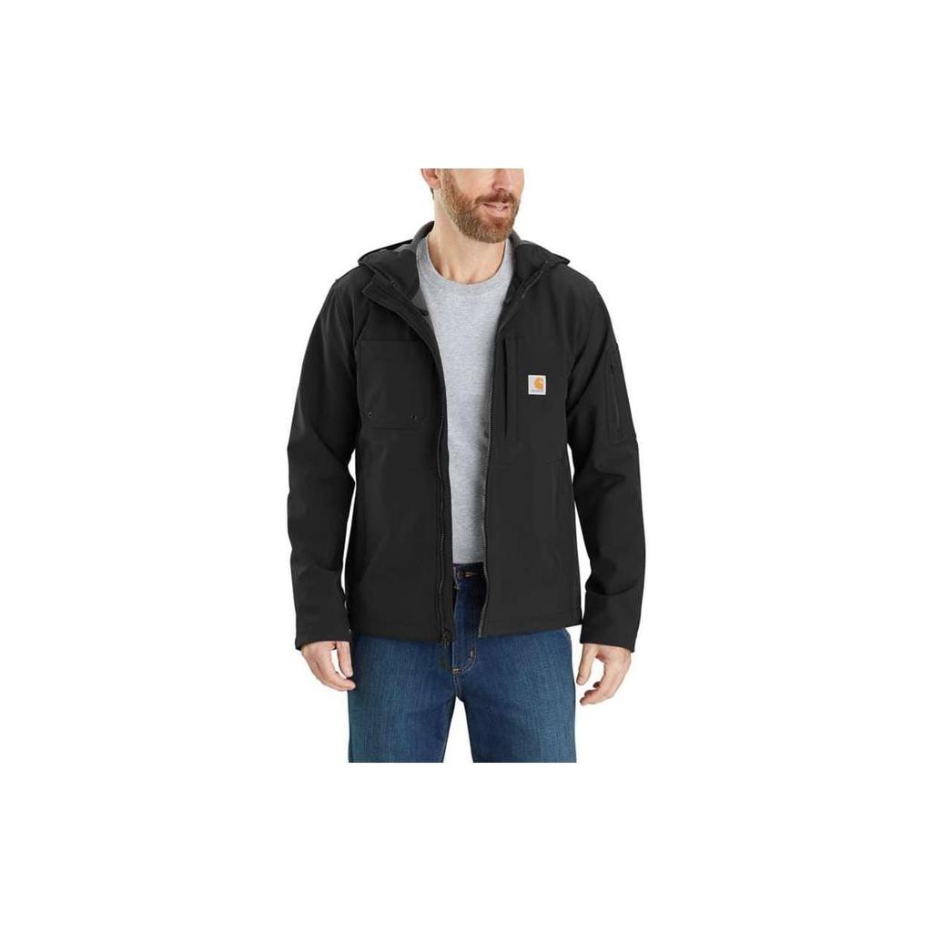 Carhartt 103829 RAIN DEFENDER Collection MIDWEIGHT SOFTSHELL HOODED JACKET Level 1 Cold Resistant RELAXED FIT 103829