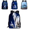 Astro Bot 15 Inch Large Capacity School Backpack Stylish Oxford Cloth Design For Kids
