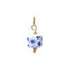 304 Stainless Steel Lampwork 3D Fruit Charms Strawberry Flora Grape Porcelain Pendant For DIY Necklace Bracelet Making, 1 Piece
