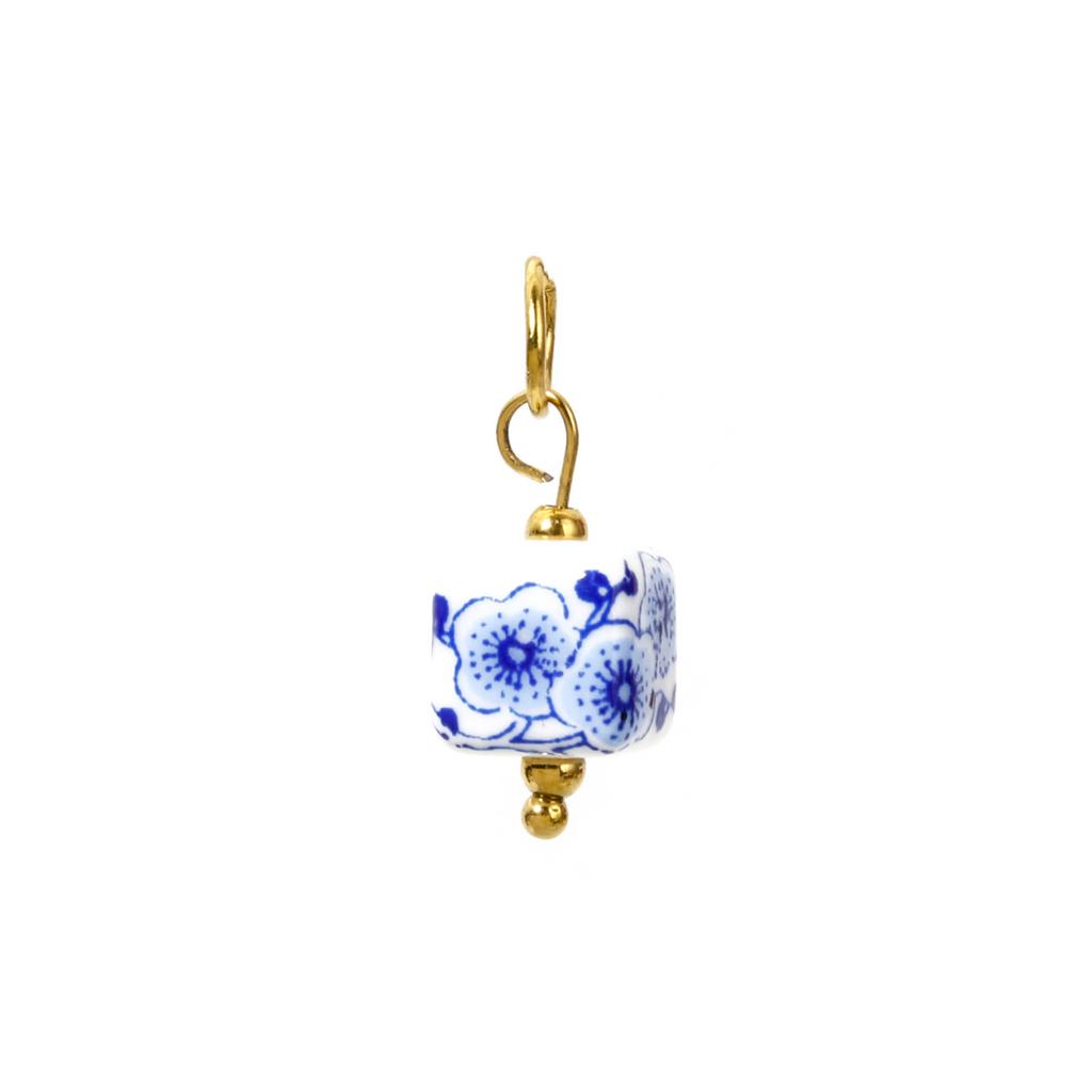 304 Stainless Steel Lampwork 3D Fruit Charms Strawberry Flora Grape Porcelain Pendant For DIY Necklace Bracelet Making, 1 Piece