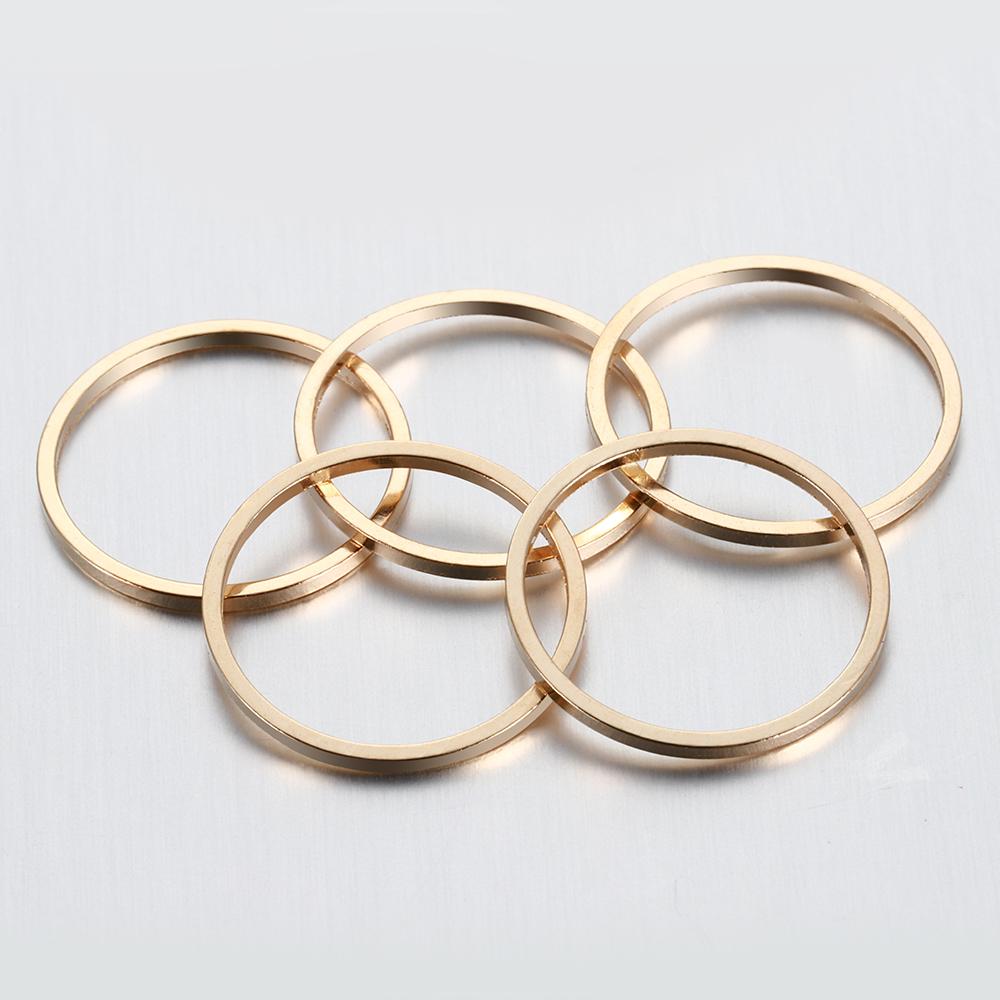 

20-50pcs Earrings Making 8-40mm Hoops Earring Wires Connectors Closed Circle Rings for DIY Pendant Jewelry Making Accessories 22mm x 20pcs