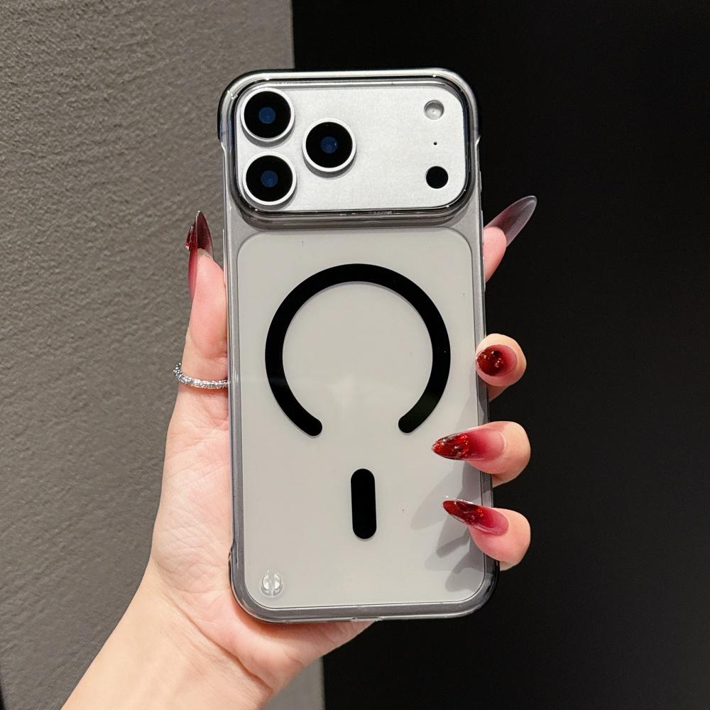 Original Frameless Clear Magnetic Phone Case For iPhone 17 Air 16 15 14 Plus 13 12 11 Pro Max 17 Pro For Magsafe Charge Cover