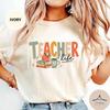 Teacher Life Tee, Back to School Comfort Colors, Appreciation Week, Groovy Retro