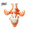 Unique Fantasy Gift 3D Printed Articulated Dragon Figurine, Fully Jointed Movable Winged Moveable Toy, Desktop Ornament, Fidget for Kids Adults