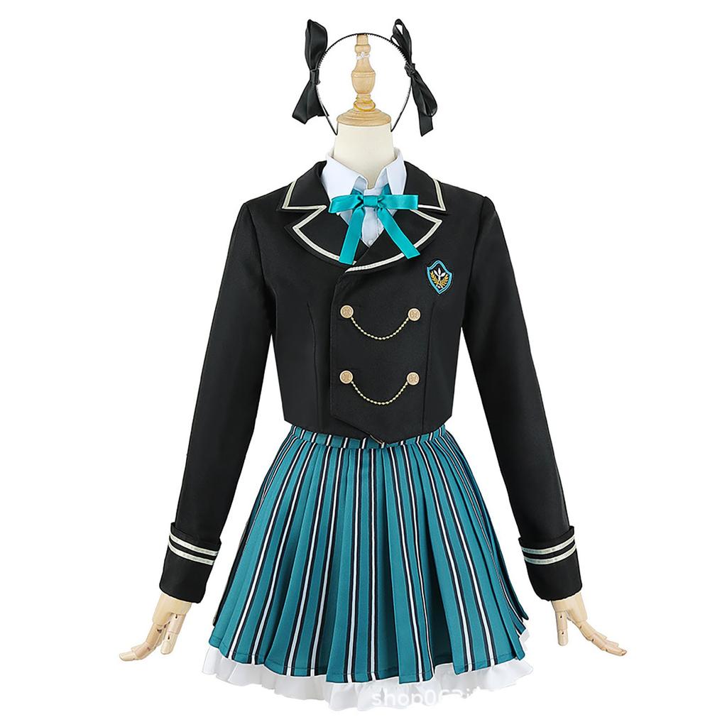 [Milky Time] Kagura Mea Cosplay Halloween VTuber Costume Uniform