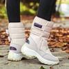 35-42 Winter Women's Large Size Snow Boots High-top Thick Plush Outdoor Waterproof Women's Boots