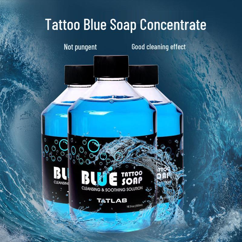 Blue Green Algae Tattoo Soap Foam - Antibacterial Pigment Cleaner