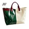 Christmas Theme Travel Bag PVC Tote for Women, Waterproof Spacious Plastic Handbag, Holiday Seasonal Handbag Large Top Handle Shopping, Beach, Travel,
