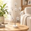 Desktop Memo Clip Holder with Snowflake Clips Decorative Picture