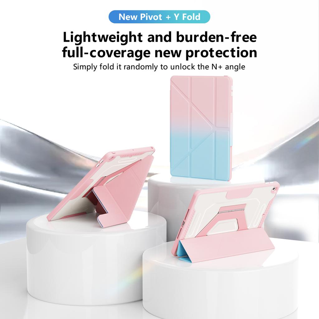 Face Detachable Tri-Fold Stand Case for IPad 10.2 2019 2020 2021 7th 8th 9th Generation Multi-Layers Protection Cover Fashional