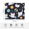 interesting cat astronaut Printed Blanket for Sofa Bed Travel Camping Living Room Office Conditioning Blanket