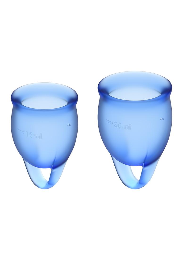 Sentez-vous en confiance coupe menstruelle bleu foncé