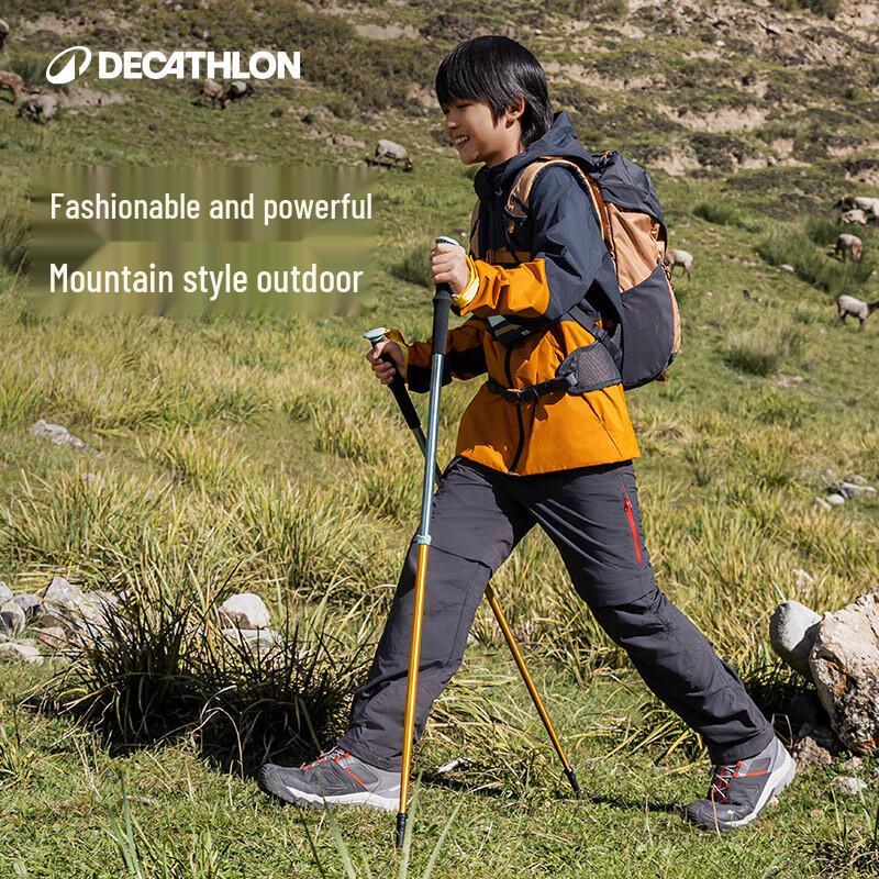 Decathlon Kids' Outdoor Hiking Waterproof Jacket
