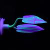 Fish Tank Leaf with Suction Cup Eco-friendly Vibrant Color Simple Installation Small