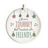 Neighbors Christmas Ornament Thank You Gift for Good Neighbors Welcome to The Neighborhood Holiday Ceramic Tree Ornament