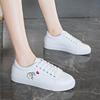 Fashion White Breathable Women Running Shoes New Spring Autumn Embroidered Flower Lace-Up Casual Sneakers Zapatos De Mujer