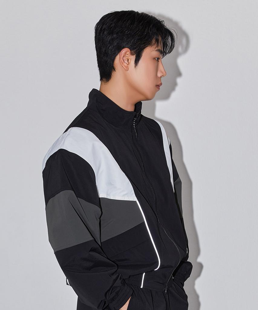 Musinsa Standard Sports Colorblock High Stretch Zip-Up (2 Colors)