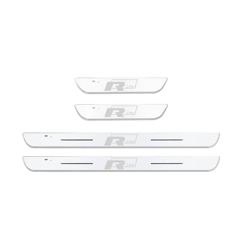 VW GTI GOLF 2026 Hot For VW VOLKSWAGEN Car Scuff Plate LED Welcome Pedal Door Sill Light for VW Volkswagen Passat Tiguan Golf Bo