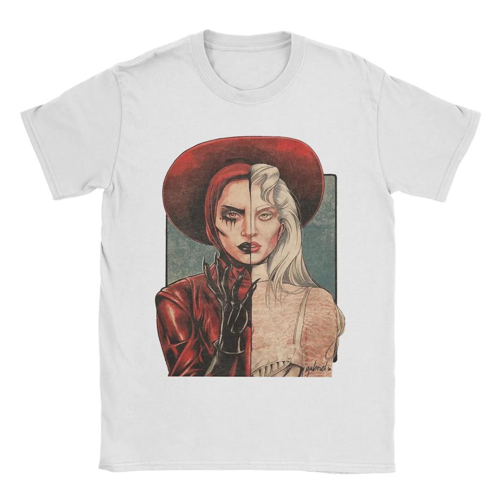 T-Shirt Vintage Ritratto a Pennellate Lady Gaga | T-shirt Streetwear Pop Music