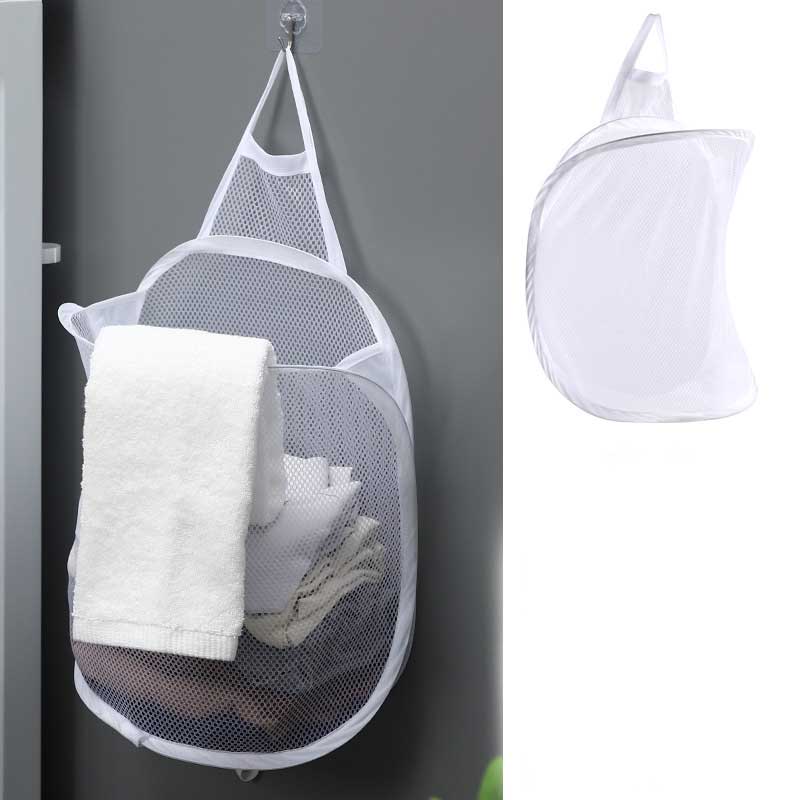 Портативная складная настенная корзина для мусора белый 583₽