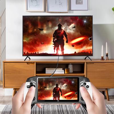 Console de jeu portable à écran de 5,5 pouces 1500 mAh Joueur de jeu électronique Chargement Type-C Joueur de jeu portable Cadeau d'anniversaire de Noël