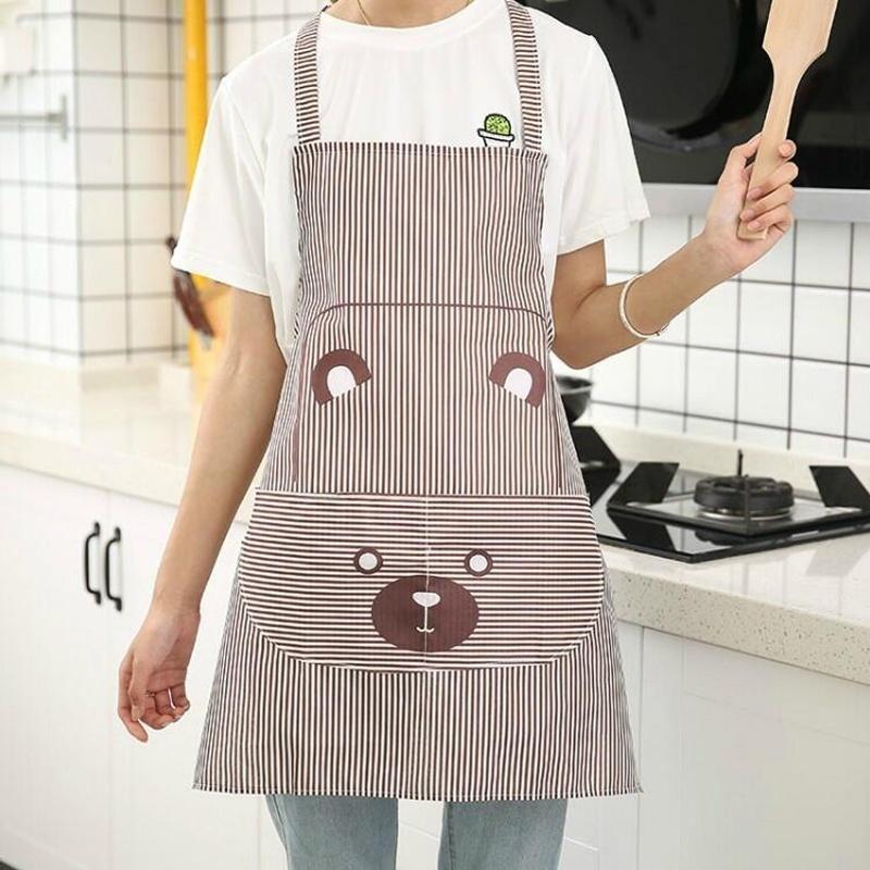 Küchenschürzen Mode Unisex Damen Herren Schürzen Gewerblich Restaurant Zuhause Latz