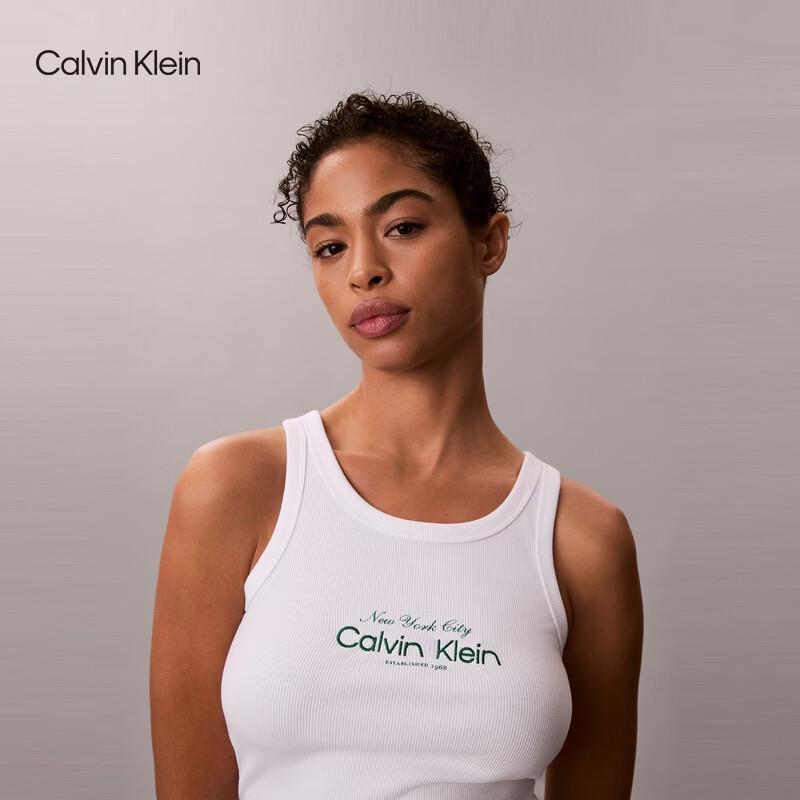 Calvin Klein Jeans Women's Ribbed CK Embroidery Tank Top
