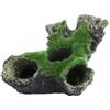 Artificial Resin Dead Wood Hole Hiding Cave Aquarium Fish Tank Ornament Decor Landscaping