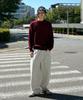 Dibellobeu Bold Balloon Fit Cotton Pants_Ecru