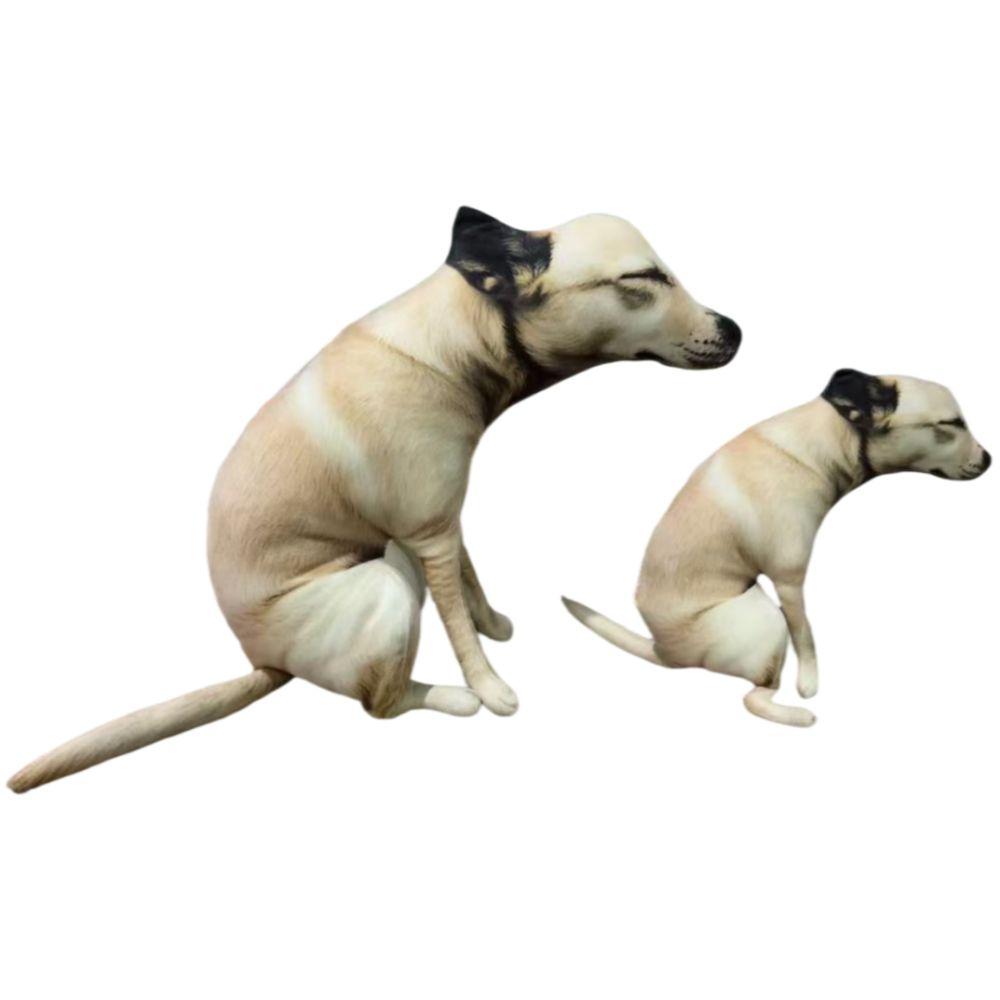 Realistic Dog Stuffed Toy Funny Abstract Animal Puppy Toy Novelty Dog Plush Pillow Kids Toy