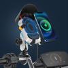 15W Wireless Charging Cellphone Support 360 Degree Rotating Mobile Phone Bracket Telescopic Motorbike Phone Support Shockproof