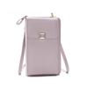 Crossbody Shoulder Bag Leather Phone Pouch Multifunctional Wallet Phone Bag Zipper Purse CLE