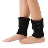 Women's Short Knitted Leg Warmers Acrylic Boot Cuffs for Superior Warmth Comfort Elastic Fit Ideal for Winter Activities