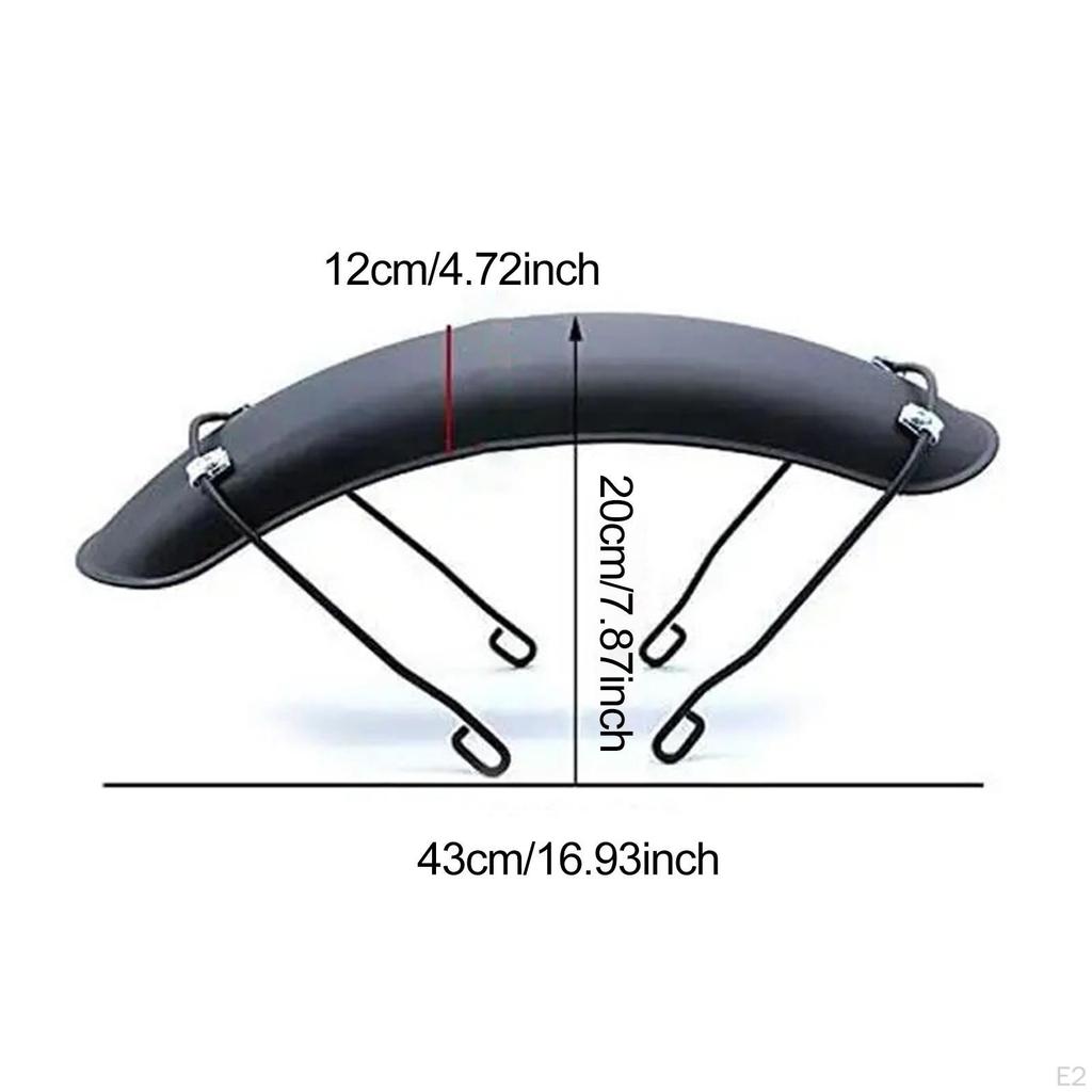 Motorcycle Mudguard Protector Easy Installation Replacement Decor Modify Parts Sturdy