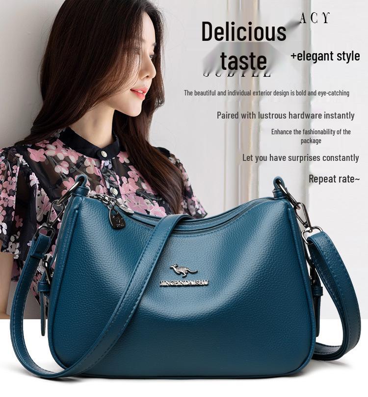 Elegant Women's 2025 Versatile Crossbody Bag: Large Capacity, Single Shoulder, Perfect for Casual or Commuting.