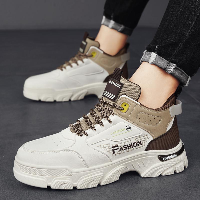 

Ботинки Martin мужские модные универсальные низкие большие желтые ботинки мужские повседневные кожаные туфли на платформе британский стиль инструментальная обувь локомотивные туфли 44